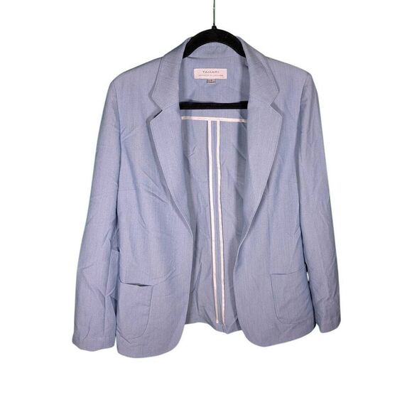Tahari Lavender Blazer with Pockets Women's Size 6 - Picture 1 of 5